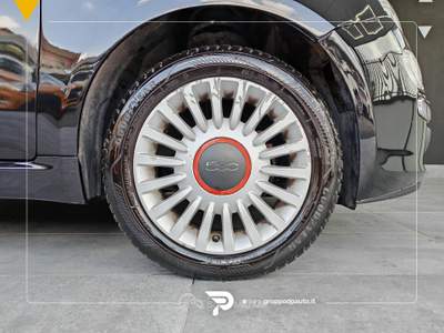 Fiat 500 1.2 Lounge 69cv Nero usata Marano di Napoli
