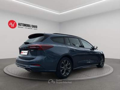 Ford Focus 1.0 EcoBoost Hybrid 125 CV Powershift SW ST-Line Blu/Azzurro usata Maniago