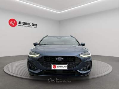 Ford Focus 1.0 EcoBoost Hybrid 125 CV Powershift SW ST-Line Blu/Azzurro usata Maniago