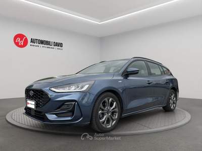 Ford Focus 1.0 EcoBoost Hybrid 125 CV Powershift SW ST-Line Blu/Azzurro usata Maniago