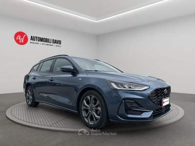 Ford Focus 1.0 EcoBoost Hybrid 125 CV Powershift SW ST-Line Blu/Azzurro usata Maniago