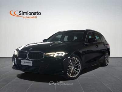 BMW Serie 3 318d d 48V Touring Nero usata Resana