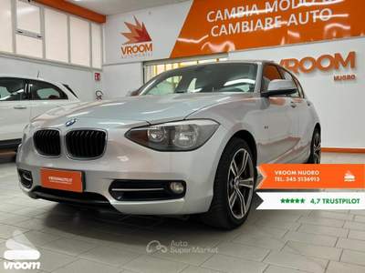 BMW Serie 1 118d 118d 5p. Sport Bianco usata Nuoro