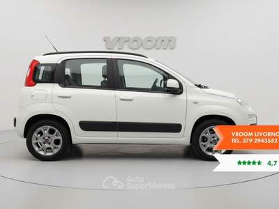 Fiat Panda Panda 0.9 TwinAir Turbo Natural Power Lounge Bianco usata Livorno