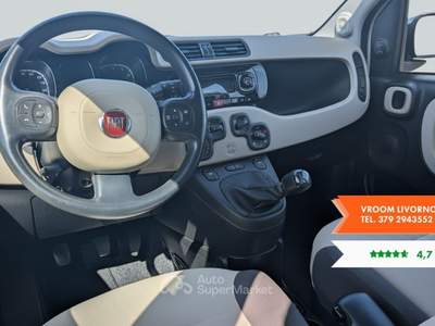 Fiat Panda Panda 0.9 TwinAir Turbo Natural Power Lounge Bianco usata Livorno