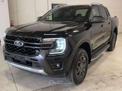 Ford Ranger Ranger 3.0 ecoblue doppia cabina Wildtrak awd 240cv auto Nero usata Leno