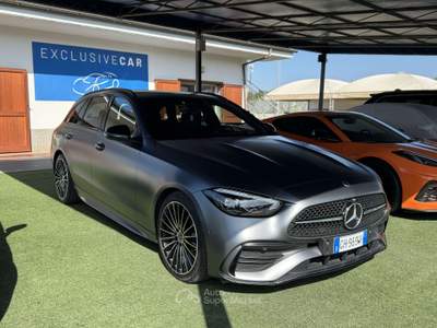 Mercedes-Benz Classe C Classe C- SW 2022 SW d mhev Premium auto HYBRID Grigio usata Castel Gandolfo