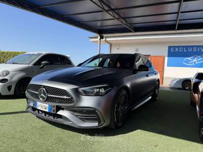 Mercedes-Benz Classe C Classe C- SW 2022 SW d mhev Premium auto HYBRID Grigio usata Castel Gandolfo