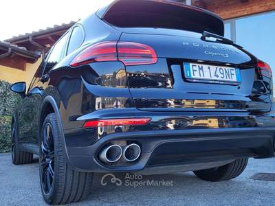 Porsche Cayenne S 4.1 V8 DIESEL E6 385 CV TETTO PASM PDLS GARANZIA Nero usata Roma