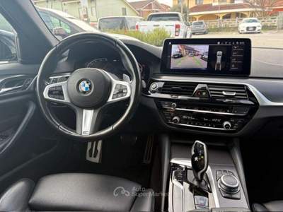 BMW Serie 5 530d 530 d 48V xDrive Touring Msport FULL OPT Nero usata San Maurizio Canavese