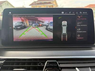 BMW Serie 5 530d 530 d 48V xDrive Touring Msport FULL OPT Nero usata San Maurizio Canavese