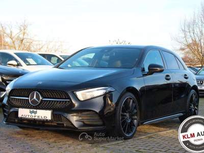 Mercedes-Benz Classe A Automatic Premium AMG MBUX luci ambient Nero usata Roma
