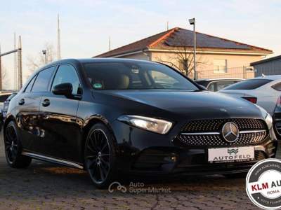 Mercedes-Benz Classe A Automatic Premium AMG MBUX luci ambient Nero usata Roma