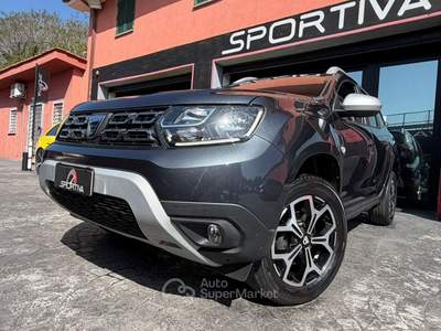 Dacia Duster RATA MENSILE  244,00 EURO RETROCAMERA 1.0 TCe 4x2 100cv Prestige Grigio usata Roma