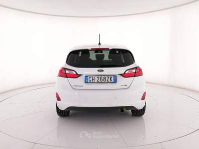 Ford Fiesta 5p 1.0 ecoboost h Titanium 125cv Bianco usata Roma