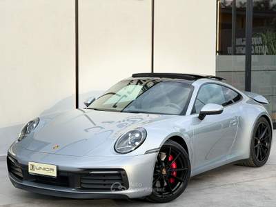 Porsche 911 992 COUPE' 3.0 450 CV CARRERA 4S auto PDK PASM ITALIANA Argento usata Pomigliano d'Arco