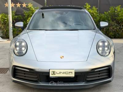 Porsche 911 992 COUPE' 3.0 450 CV CARRERA 4S auto PDK PASM ITALIANA Argento usata Pomigliano d'Arco