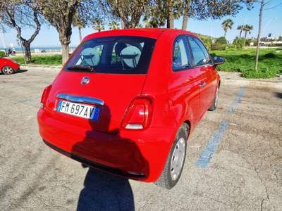 Fiat 500 1.2 Lounge NEOPATENTATI 2017 Rosso usata Barletta