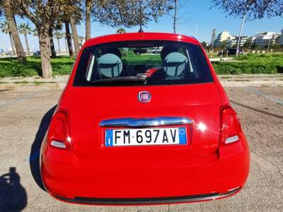 Fiat 500 1.2 Lounge NEOPATENTATI 2017 Rosso usata Barletta