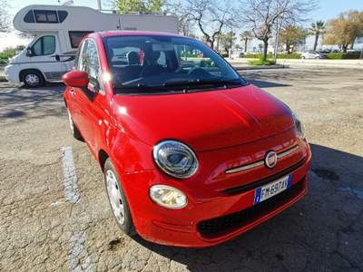 Fiat 500 1.2 Lounge NEOPATENTATI 2017 Rosso usata Barletta