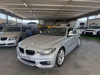 BMW Serie 4 Gran Coupé 420d BMW 420 D Cabrio PACCHETTO M SPORT Anno 218 con soli 87000 KM Argento usata Ponsacco
