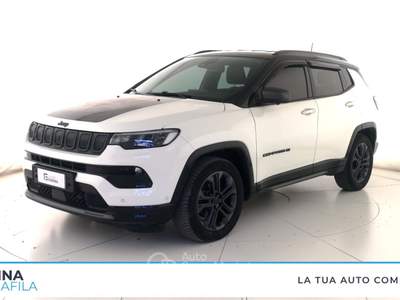 Jeep Compass  - compass 1.6 mjt 80 anniversario 2wd 130cv Bianco usata Marcianise