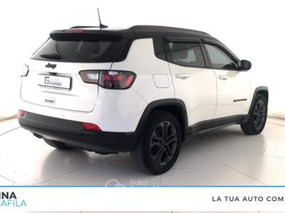 Jeep Compass  - compass 1.6 mjt 80 anniversario 2wd 130cv Bianco usata Marcianise