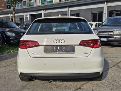Audi A3 1.6 TDI  S tronic  S.Back Bianco usata Torino