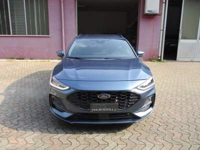 Ford Focus 1.0 EcoBoost Hybrid 125CV Powershift SW ST-Line De Blu/Azzurro usata VILLASANTA