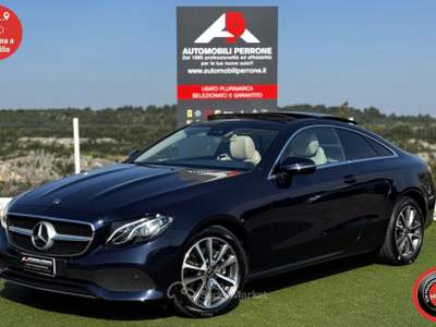 Mercedes-Benz Classe E d 4Matic Sport (Tetto/Navi/Retro/Pelle/Led) Blu/Azzurro usata Castellaneta