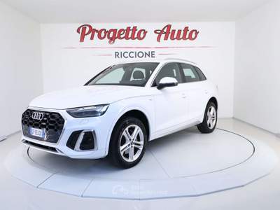 Audi Q5 Q5 40 tdi mhev S line Plus quattro s-tronic ADAS Bianco usata Riccione