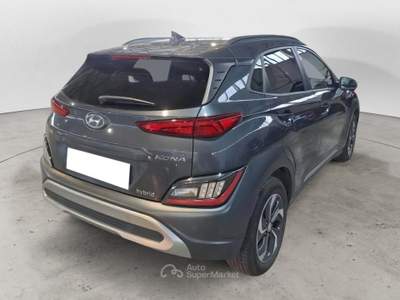 Hyundai Kona 1.6 HEV Xline+ 2WD DCT FINO A 3 ANNI DI GARANZIA KM ILLIMITATI Grigio usata Salerno