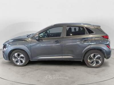 Hyundai Kona 1.6 HEV Xline+ 2WD DCT FINO A 3 ANNI DI GARANZIA KM ILLIMITATI Grigio usata Salerno