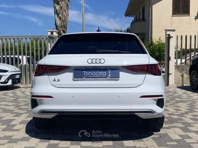 Audi A3 SPB S Line interno ed esterno 2.0 TDI 150CV  35 Bianco usata Borgetto