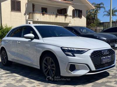 Audi A3 SPB S Line interno ed esterno 2.0 TDI 150CV  35 Bianco usata Borgetto