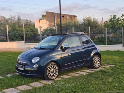 Fiat 500 500 C 1.3 MJT 95 CV Lounge CABRIO Blu/Azzurro usata Partinico