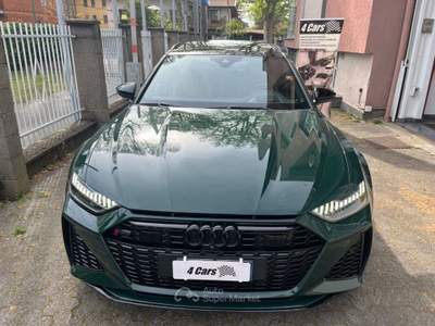 Audi RS 6 Avant 4,0 TFSI FRENI CARBO -TETTO- HEAD UP D. Verde usata Caronno Pertusella
