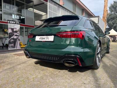 Audi RS 6 Avant 4,0 TFSI FRENI CARBO -TETTO- HEAD UP D. Verde usata Caronno Pertusella