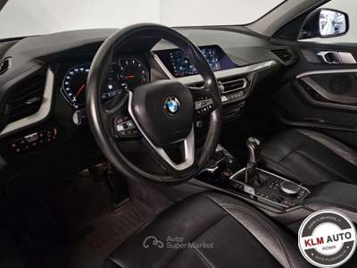 BMW Serie 1 118i 118 i 5p. Luxury tetto pano Nero usata Roma
