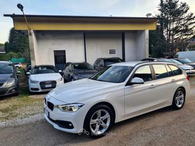BMW Serie 3 318d navi, xeno, led, autom. Bianco usata Cogollo del Cengio