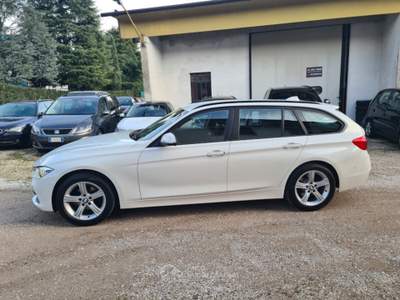 BMW Serie 3 318d navi, xeno, led, autom. Bianco usata Cogollo del Cengio
