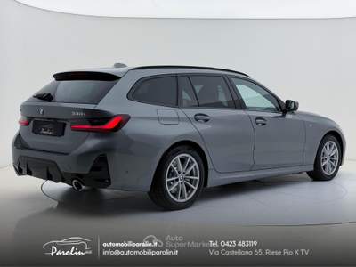 BMW Serie 3 320iA i Touring xDrive MSport Tetto-Gancio-Pelle-Winter-360 Verde usata Riese Pio X