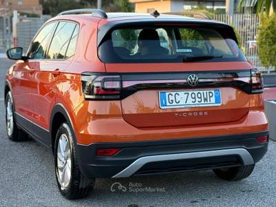 Volkswagen T-Cross 1.0 TSI  Style BMT Arancione usata Fiumicino