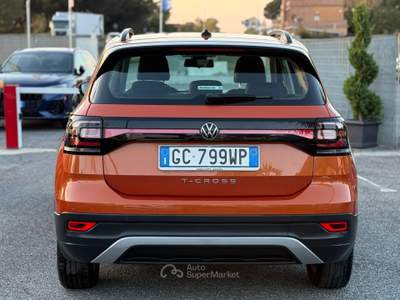 Volkswagen T-Cross 1.0 TSI  Style BMT Arancione usata Fiumicino