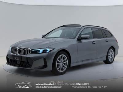 BMW Serie 3 320iA i Touring MSport Tetto-ACC-Pelle-Winter-360° Verde usata Riese Pio X