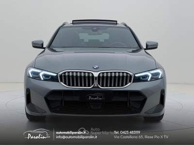 BMW Serie 3 320iA i Touring MSport Tetto-ACC-Pelle-Winter-360° Verde usata Riese Pio X