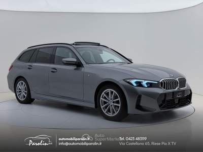 BMW Serie 3 320iA i Touring MSport Tetto-ACC-Pelle-Winter-360° Verde usata Riese Pio X