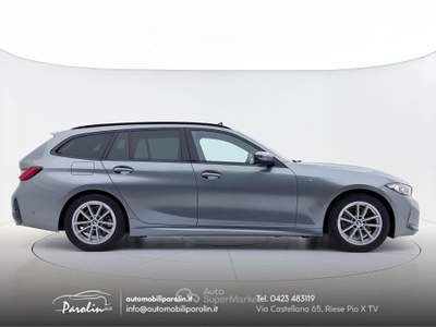 BMW Serie 3 320iA i Touring MSport Tetto-ACC-Pelle-Winter-360° Verde usata Riese Pio X