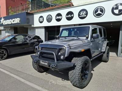 Jeep Wrangler Unlimited 2.8 CRD DPF Rubicon Auto Grigio usata Piancogno