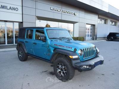 Jeep Wrangler Wrangler Unlimited  2.2 Mjt II Rubicon Blu/Azzurro usata Cuneo